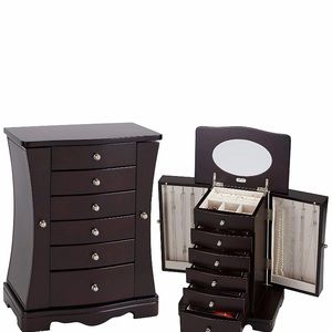 SEYA Modern Expresso Jewelry Box. Like new! 🎁